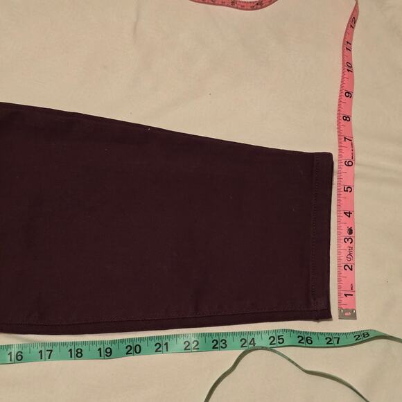 Burgundy Petite skinny jeans 22w - Picture 6 of 8